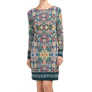 Premise NWT Geometric Printed Matte Jersey Dress